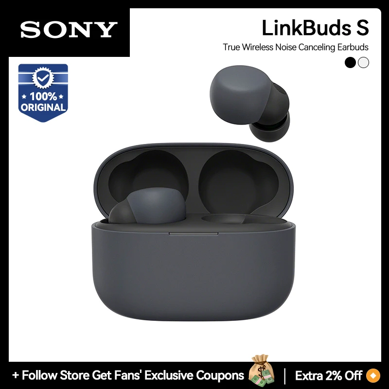 

Sony LinkBuds S Truely Noise Cancelling Wireless Earbuds Bluetooth Earphone WF-LS900N Hi-res Wireless, LDAC,Alexa Built-in