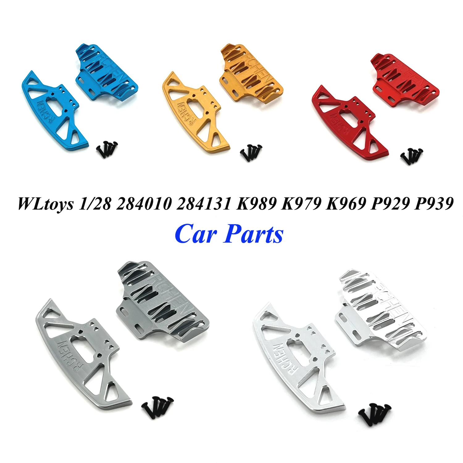 

WLtoys 1/28 284010 284131 K989 K979 K969 P929 P939 RC Remote Control Car Parts Metal Upgrade Front and Rear Bars