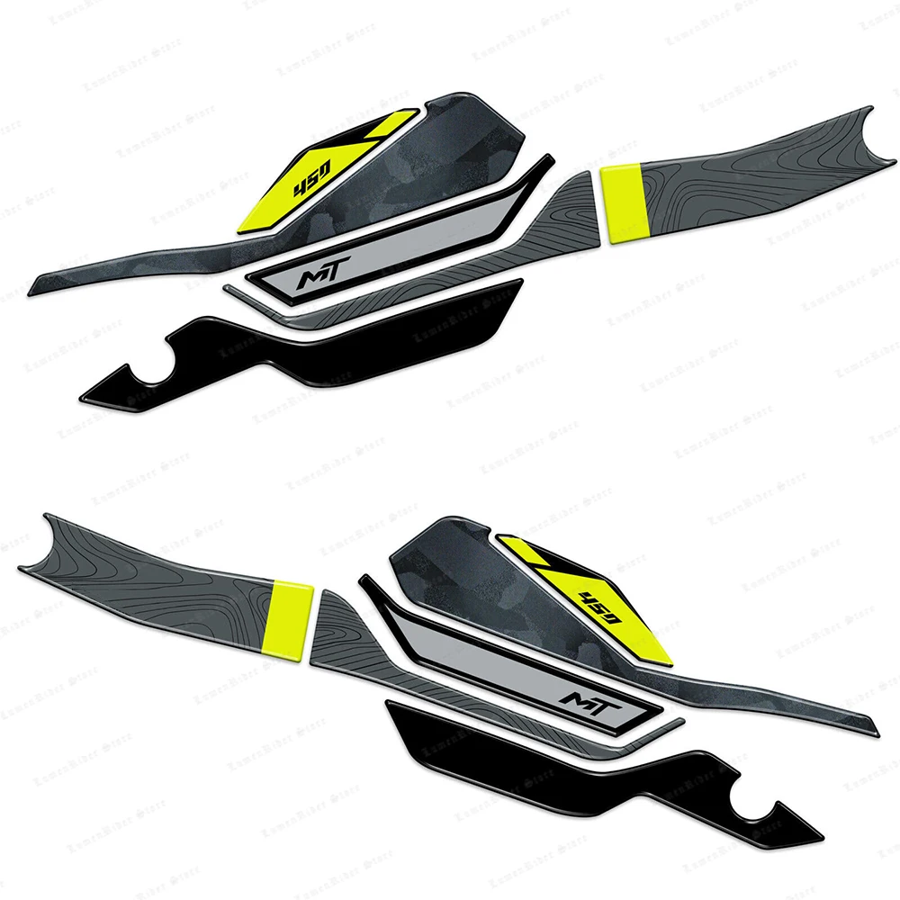 

Для CF MOTO 450 MT Tundra серый аксессуары для мотоциклов, наклейки на топливный бак, защитные чехлы, комплект 3D-наклеек из смолы