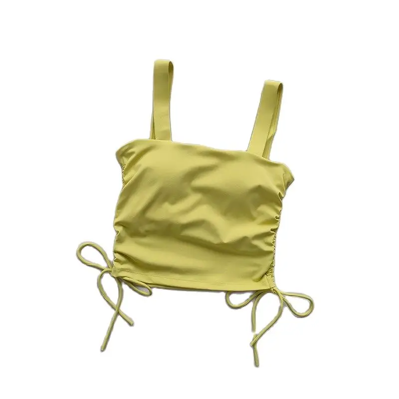 Nylon Sports Top Women Sexy Yoga Bra Tops Breathable Fitness Underwear  Yoga Sport Bras For Women Gym Push Up Running Vest 2023