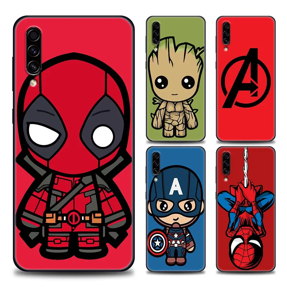 

The Avengers Deadpool Groot Marvel Phone Cases For Samsung Galaxy A50 A30s A20e A40 A10 A70 A9 A7 2018 A20 A50s Soft Back Cover