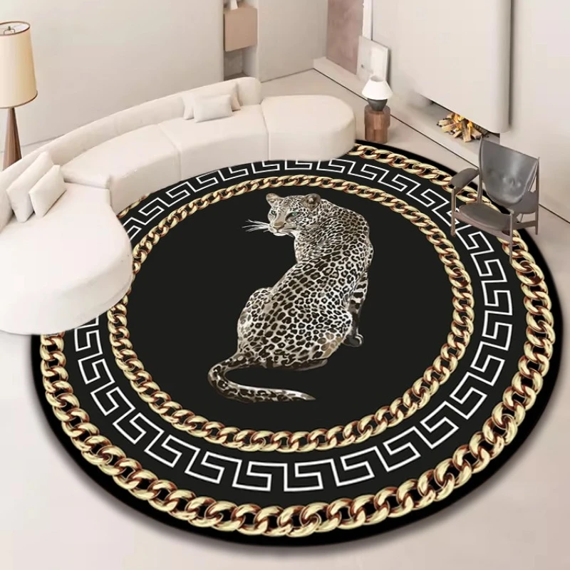Роскошный Леопардовый Ковер для гостиной современный прикроватный мягкий
