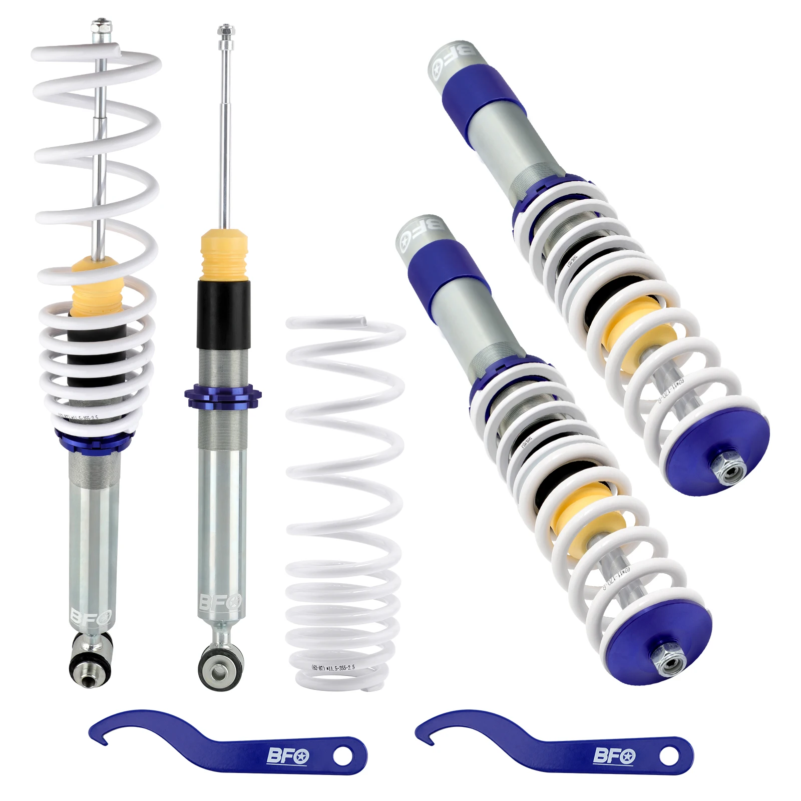 

Coilover Spring & амортизатор для сборки для BMW E39 1995-2003 RWD Notchback 525tds 528i Coilover