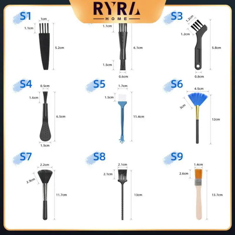 

Household Keyboard Pc Cleaning Brush Kit Portable Brush Small Computer Dust Brush Cleaner Crevice Brush Portable Anti-static