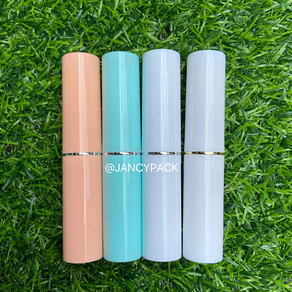 Фото 3G косметический пустой блеск для губ Chapstick, тюбик для бальзама с крышками, тюбик для блеска для губ, красочные пустые косметические контейнеры, индивидуальный логотип №2