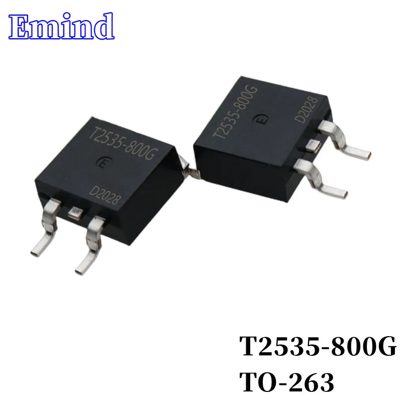 

5Pcs T2535-800G 25A/800V Thyristor T2535-600G 25A/600V TO-263 SMD Triac