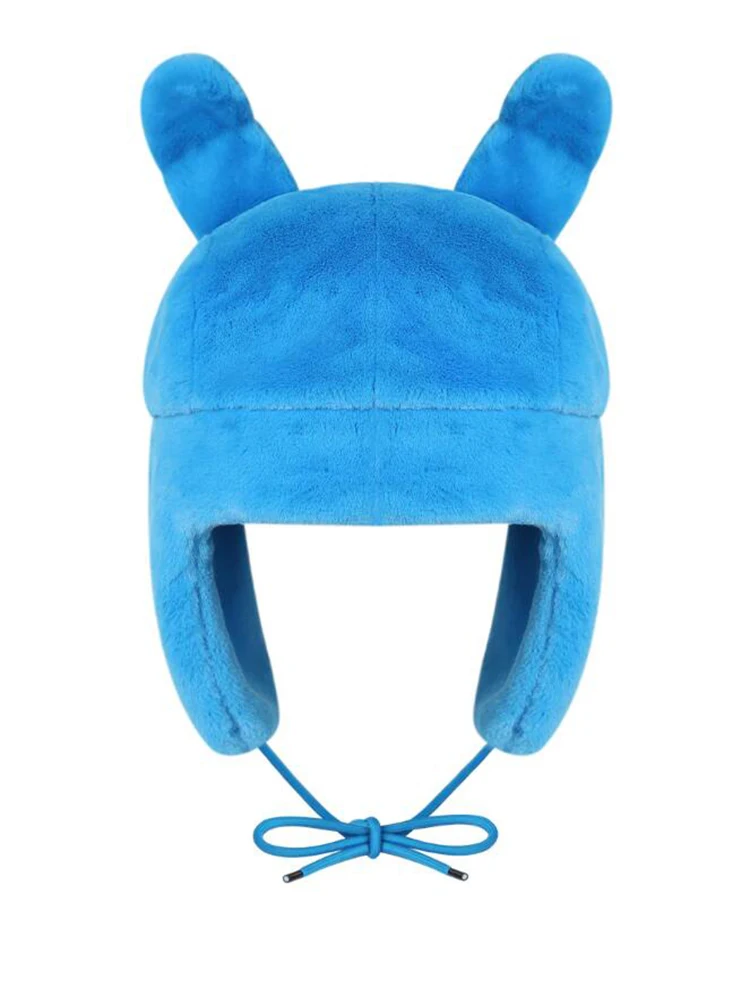 Вельветовая Шапка-бомбер Унисекс Зимняя Теплая Женская Лыжная Шапка С Рисунком