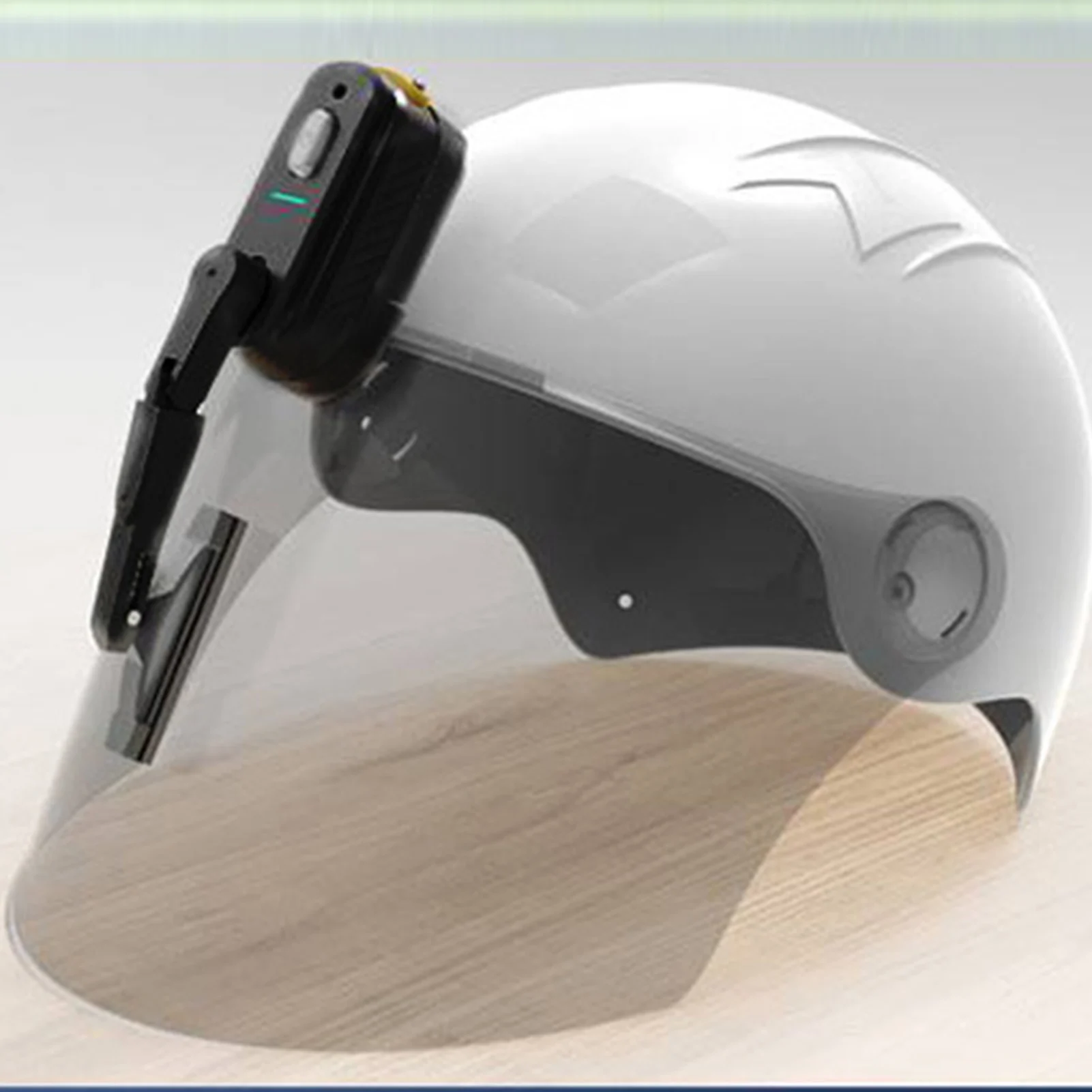 

Universal Motorcycle Helmet Electric Wiper Motor Helmet Snap-on Electric Windshield Wiper Compatible With Most Visor