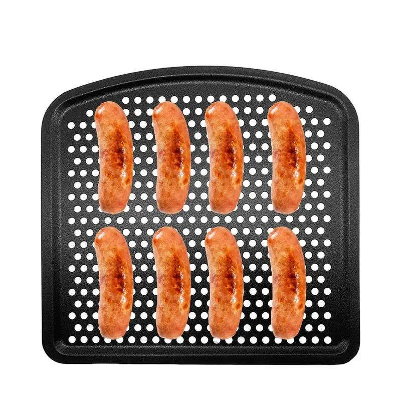 Tray Stainless Steel Air Fryer Grill Tray Air Fryer Instant Oven Pot Accessories For Grilled Sausage