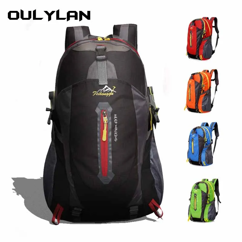 

Outdoor 40L Backpack Water Resistant Travel Female Mountaineering Bag Male Bag Ultralight Sports Backpack