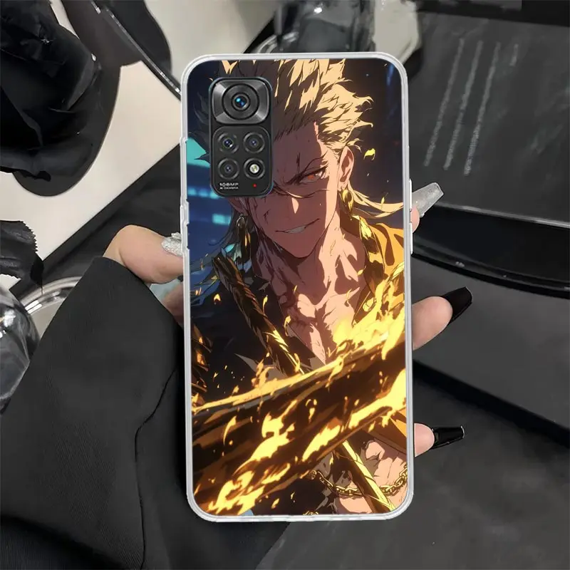 Чехол для телефона Fate Zero Stay Night Gilgamesh Xiaomi Redmi Note 14 13 12 11 Pro Plus 12S 11S 10S 10 11E 11T 9 9S Soft Shoc