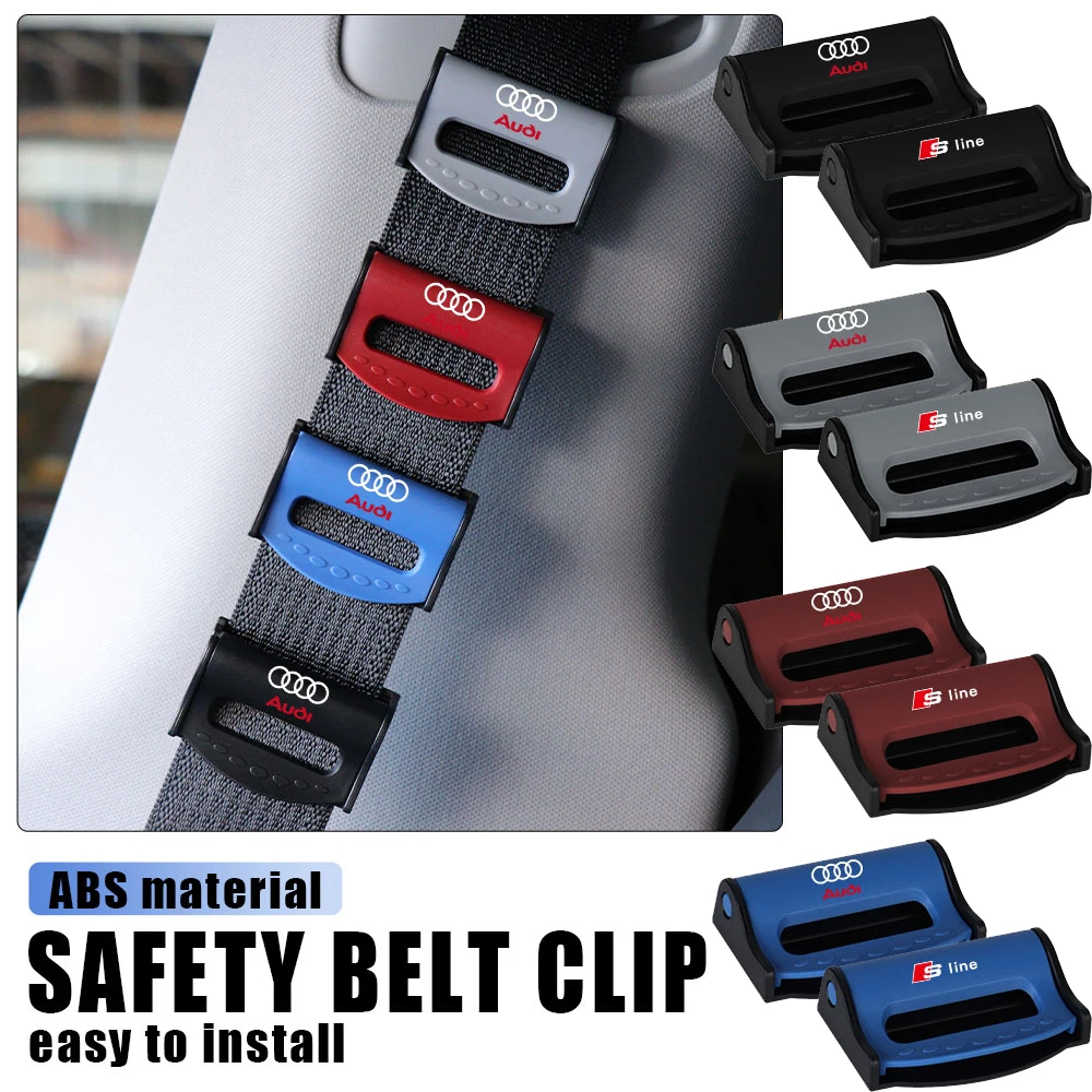 1/2/4 шт. зажим для ремня безопасности автомобиля регулируемый ограничитель пряжка