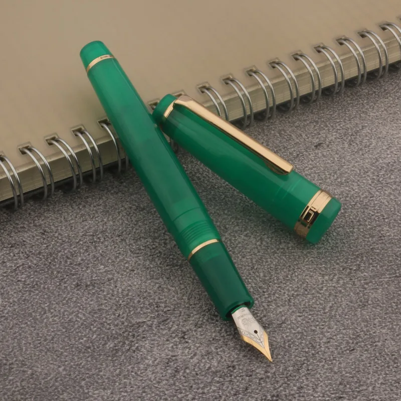 

Перьевая ручка JINHAO 82 прозрачная вращающаяся золотая EF F M