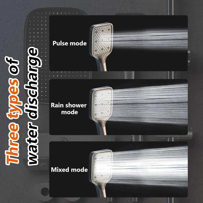 Умный Цифровой душевой комплект полная Душевая система для ванной комнаты