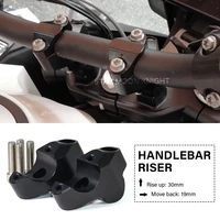30mm motorcycle handlebar lift for 890 duke r for duke 690 2020 cnc handle bar riser clamp mount adapter for 790 duke move back