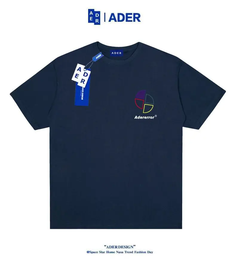 ADER Tops & Tees Fashion Printed Short Sleeve Versatile Simple T-Shirt