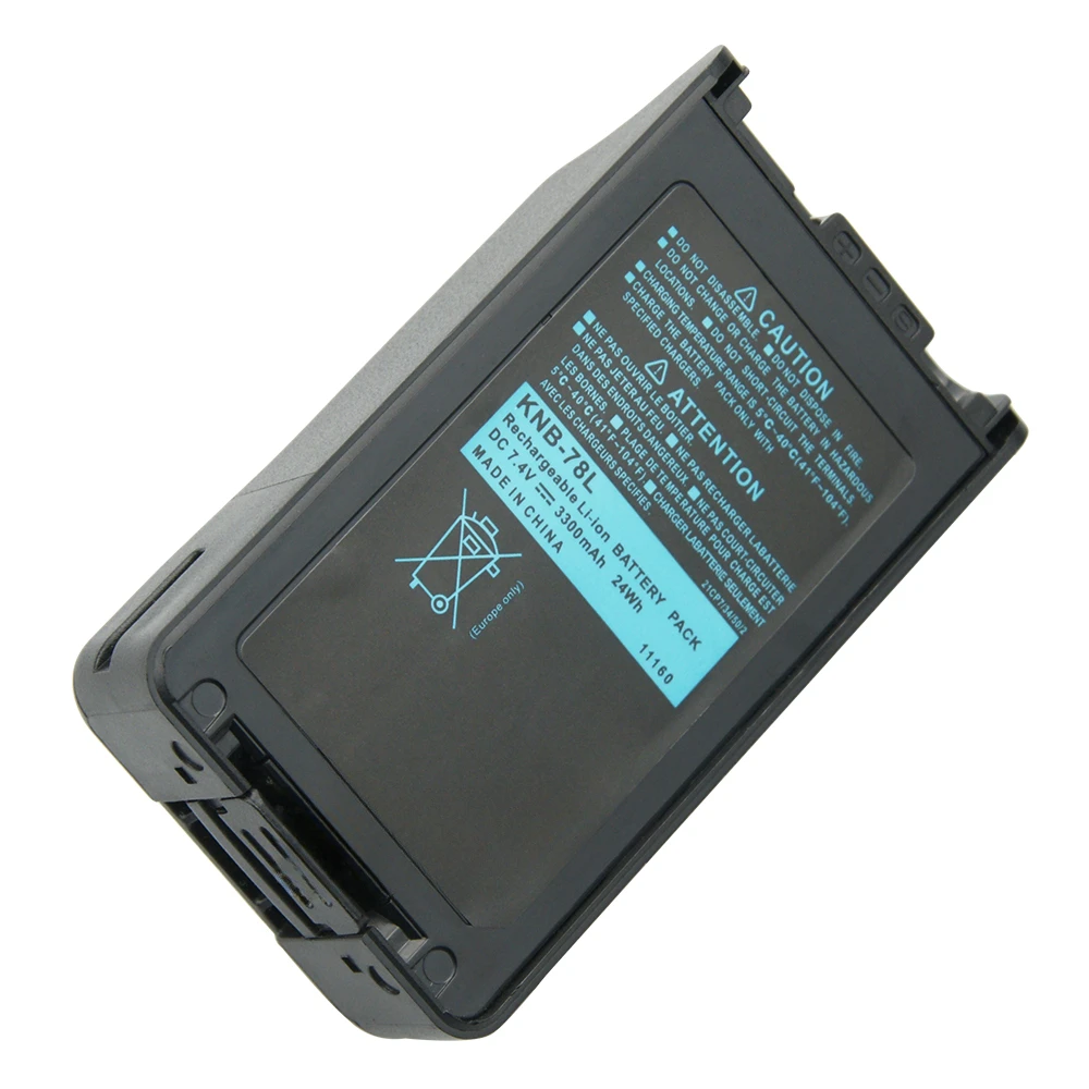 Фото Сменный аккумулятор 3300 мАч для Kenwood TK-3360 TK-3160 TK-2170 TK-3170 NX-220 NX-320 TK-3140 TK-2160 KNB-78L KNB-55L №2