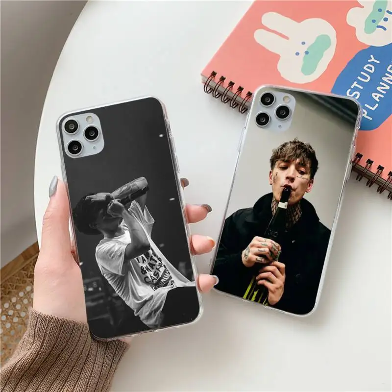 

Boulevard Depo Russian rappers Phone Case Transparent soft For iphone 12 11 13 7 8 6 s plus x xs xr pro max mini
