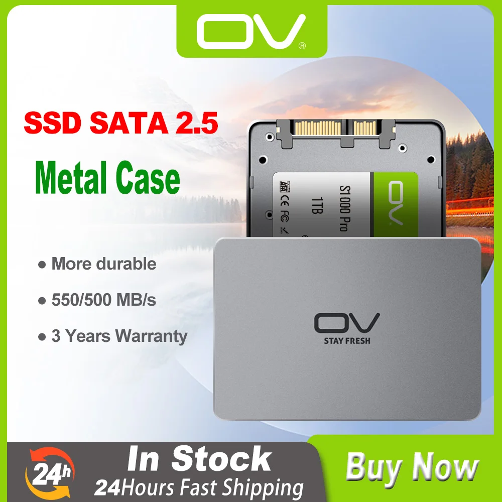 

Металлический жесткий диск OV с защитой от падения Sata3 SSD 128 ГБ 256 ГБ 512 ГБ 1 ТБ 2,5 HD Жесткий Диск Внутренний твердотельный накопитель для ПК ноутбука палубный