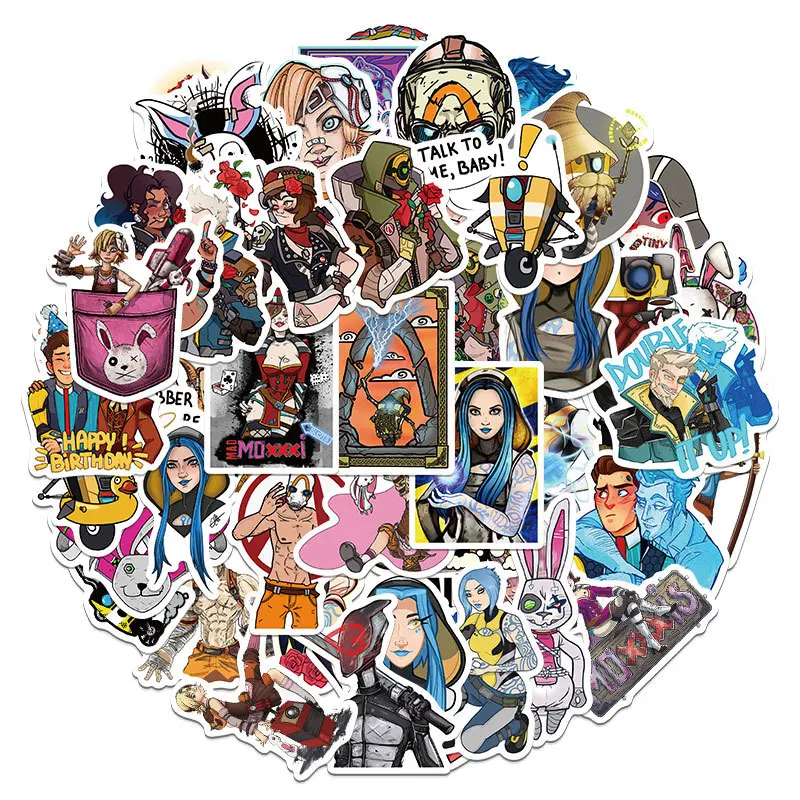 Наклейки Алиса в граффити японском стиле Стикеры для телефона гитары ноутбука