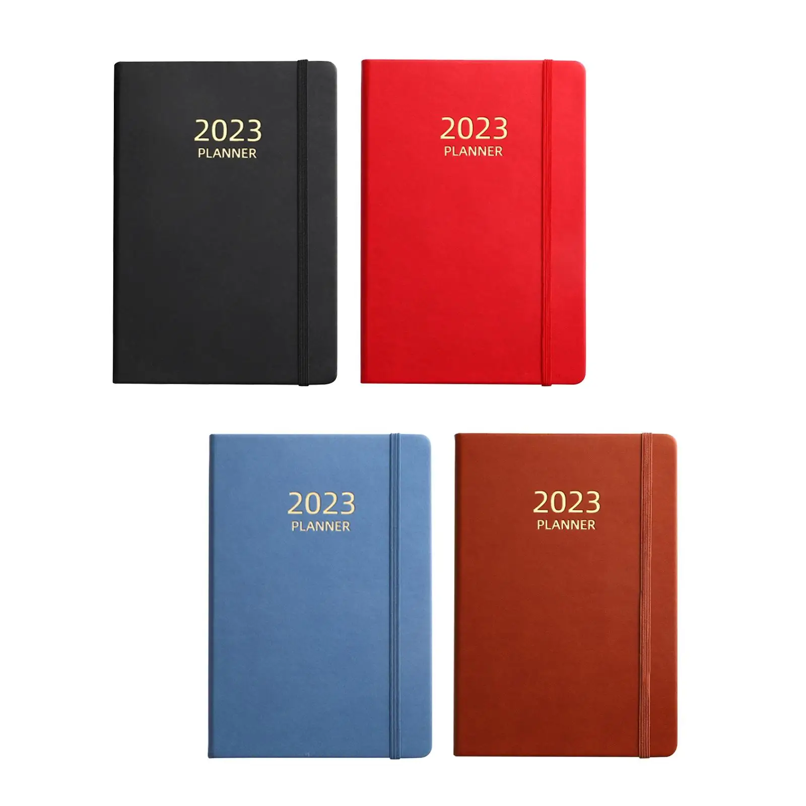 

A5 Notebook Planner Journals 2023 Monthly Weekly Planner Notepads Goals Habit Schedules Double Sided for Daily Account Supplies