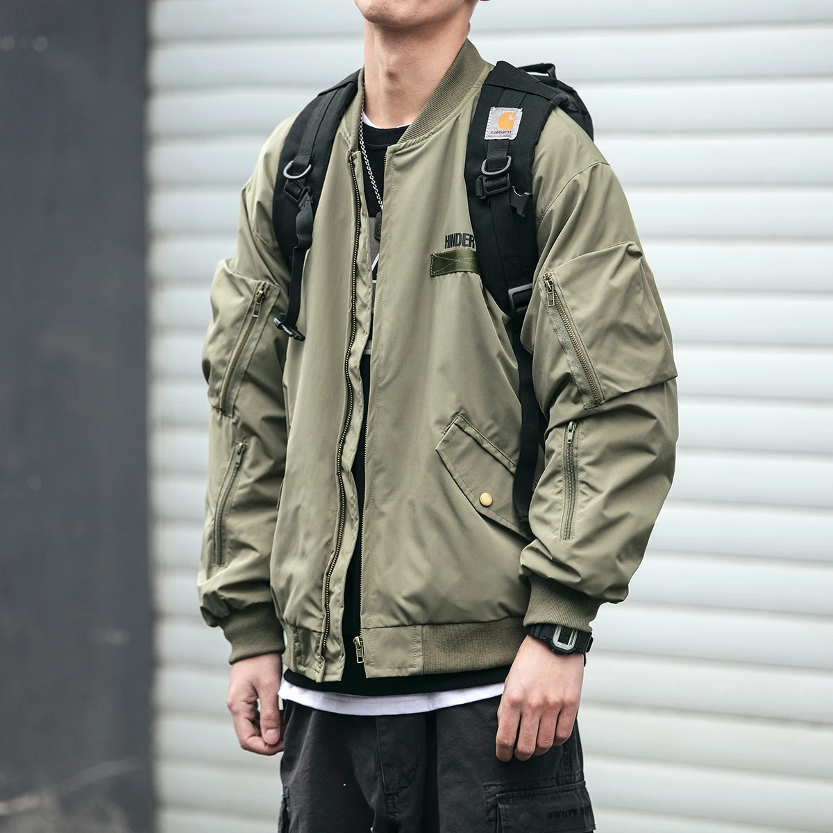 Куртка-бомбер мужская в американском стиле ретро уличная одежда хип-хоп парная