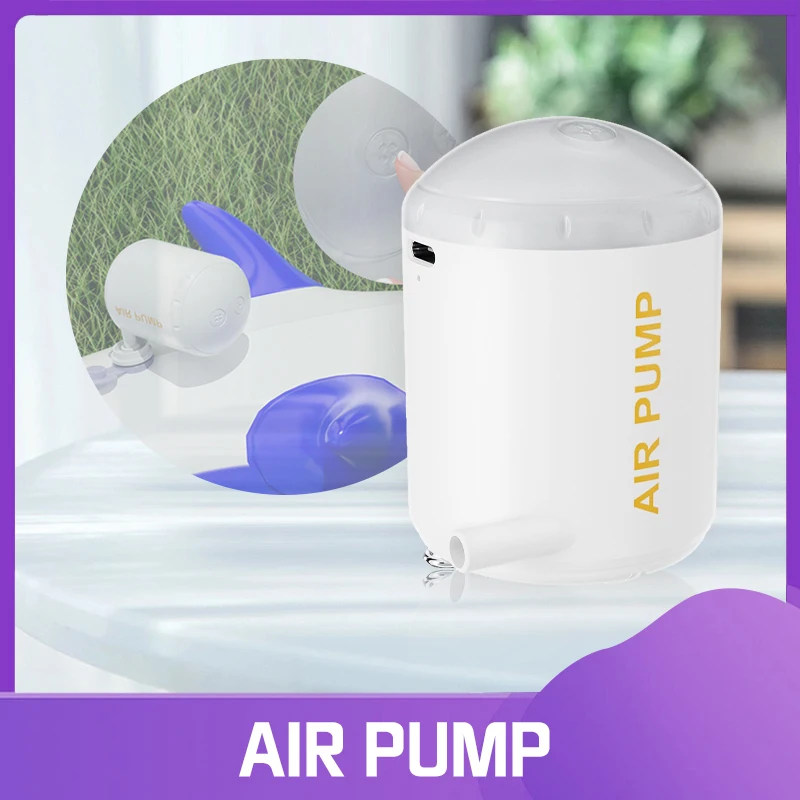 

Camping Equipment For Air Cushion Bed Equip Compressor Outdoor Camping Wireless Inflation Pump Charging And Suction Integrated