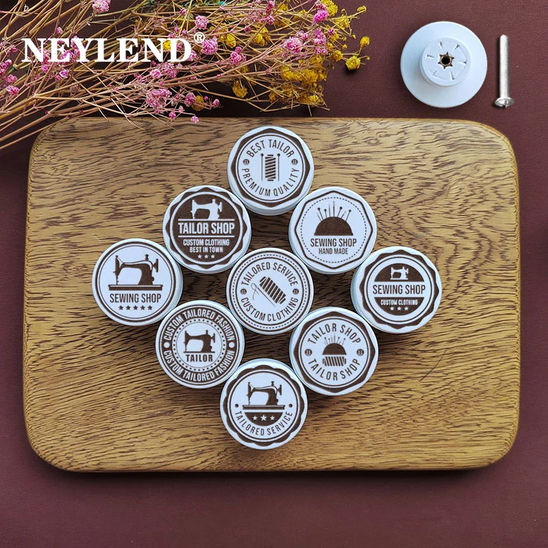 

Wooden Engraved Vintage tailor badge White Dresser Drawer Knobs Cabinet Pulls Nature Wood Kids Pulls Children Furniture Handles