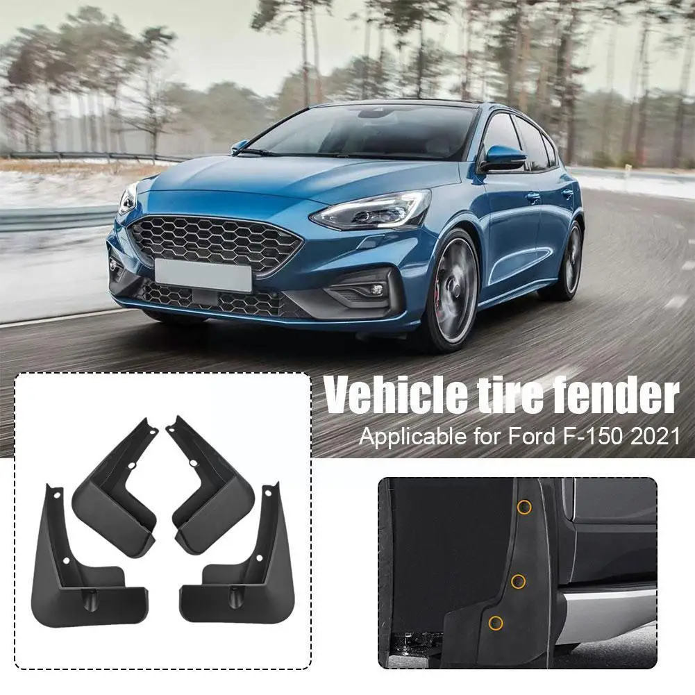 

Mudflaps For Ford Raptor F150 ord Pickup Raptor F-150 Mudguards Splash Guard Fender Mud Flap Car Fenders Accessories 4Pcs M4E7