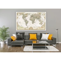 art fabric photography backdrops props physical map of the world wall poster home school decoration baby background dt 29