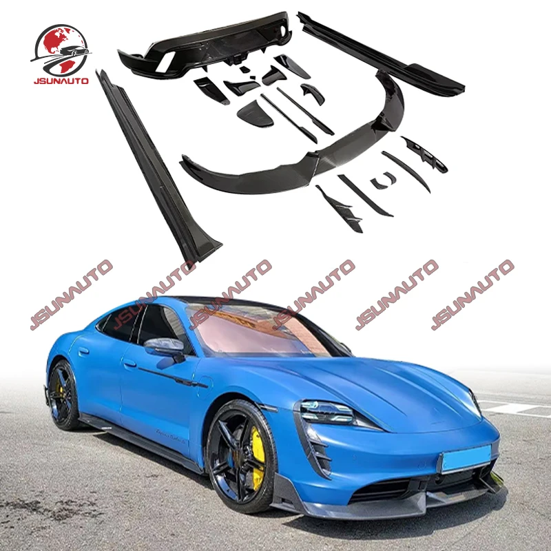 Передний диффузор M Style для Porsche Taycan
