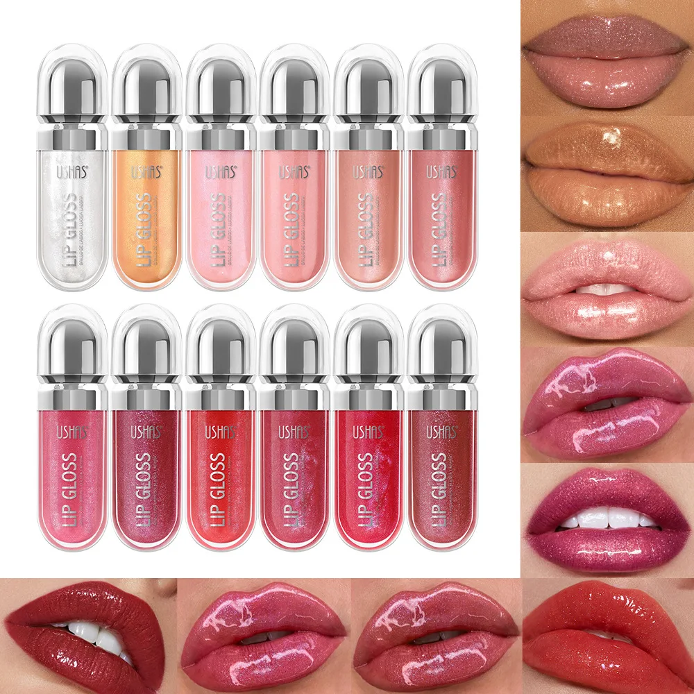 Pearl Liquid Lipstick Long-lasting Non-stick Cup Waterproof Mirror Fine Flash Lip Gloss Moisturize Glaze Maquiagem Makeup
