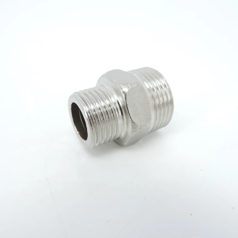 G 3/4 &quot25 мм штекер на G1/2&quot 20 тройник с наружной резьбой из нержавеющей стали