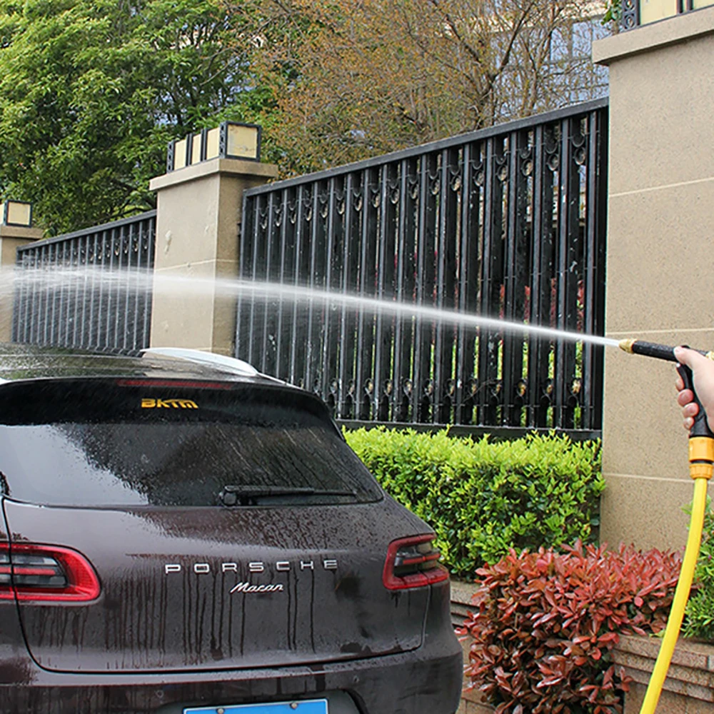 

High Pressure Washer Gun Patterns Car Wash Machine Garden Watering Hose Nozzle Sprinkler Adjustable Universal Car Washing Kit