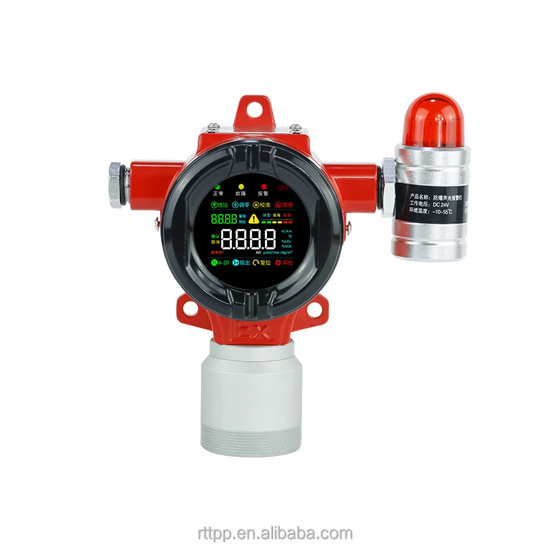 

ATEX certificate Ethylene Oxide Gas Detector 0-100ppm Fixed ETO C2H4O gas detection system