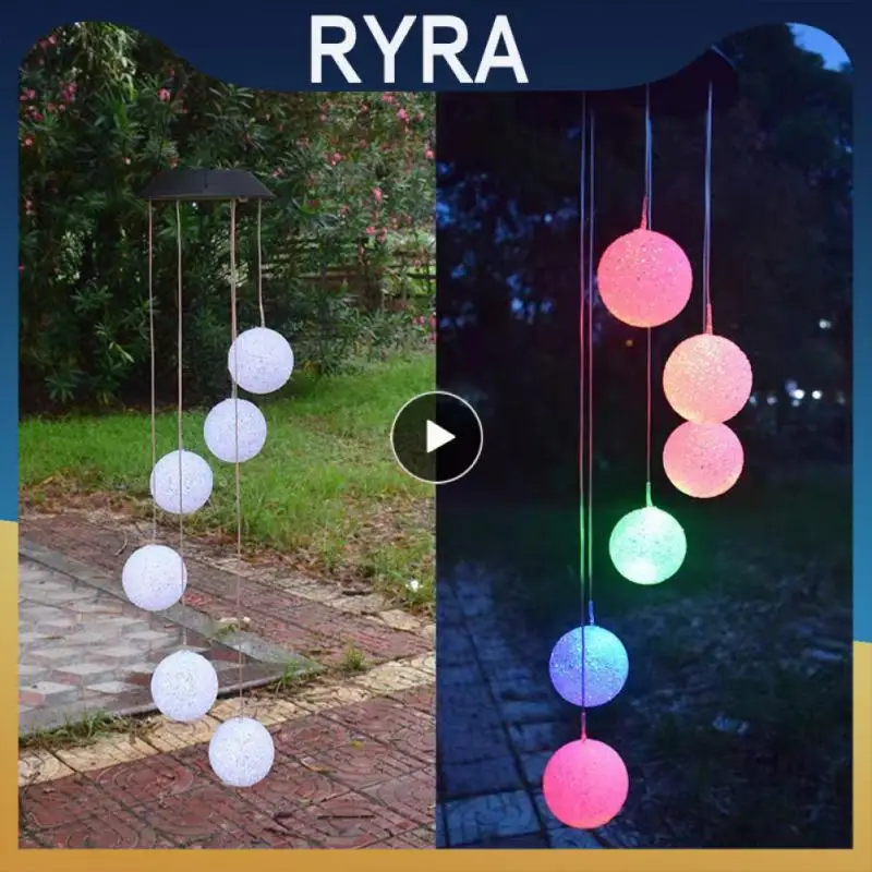 

Indoor&outdoor Lighting Solar LED Wind Chime String Lights Home Garden Yard Waterproof Decorative Lamp Gift Christmas Decoration