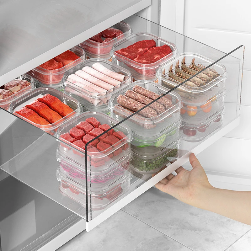 Новинка 1 шт. коробки для хранения продуктов холодильник замороженное мясо овощи
