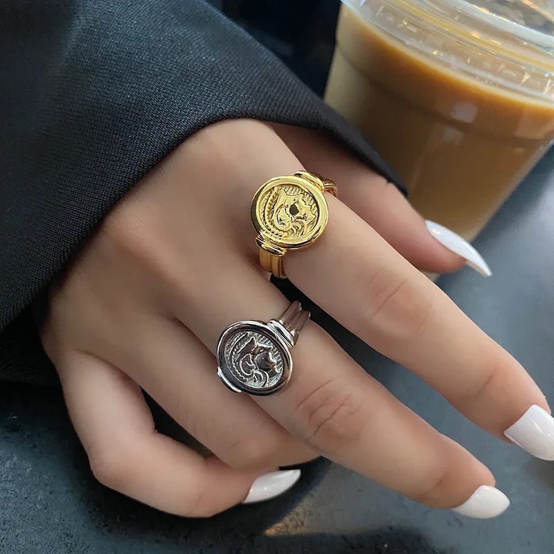 Креативное металлическое кольцо в стиле ретро хип-хоп с фотографией и