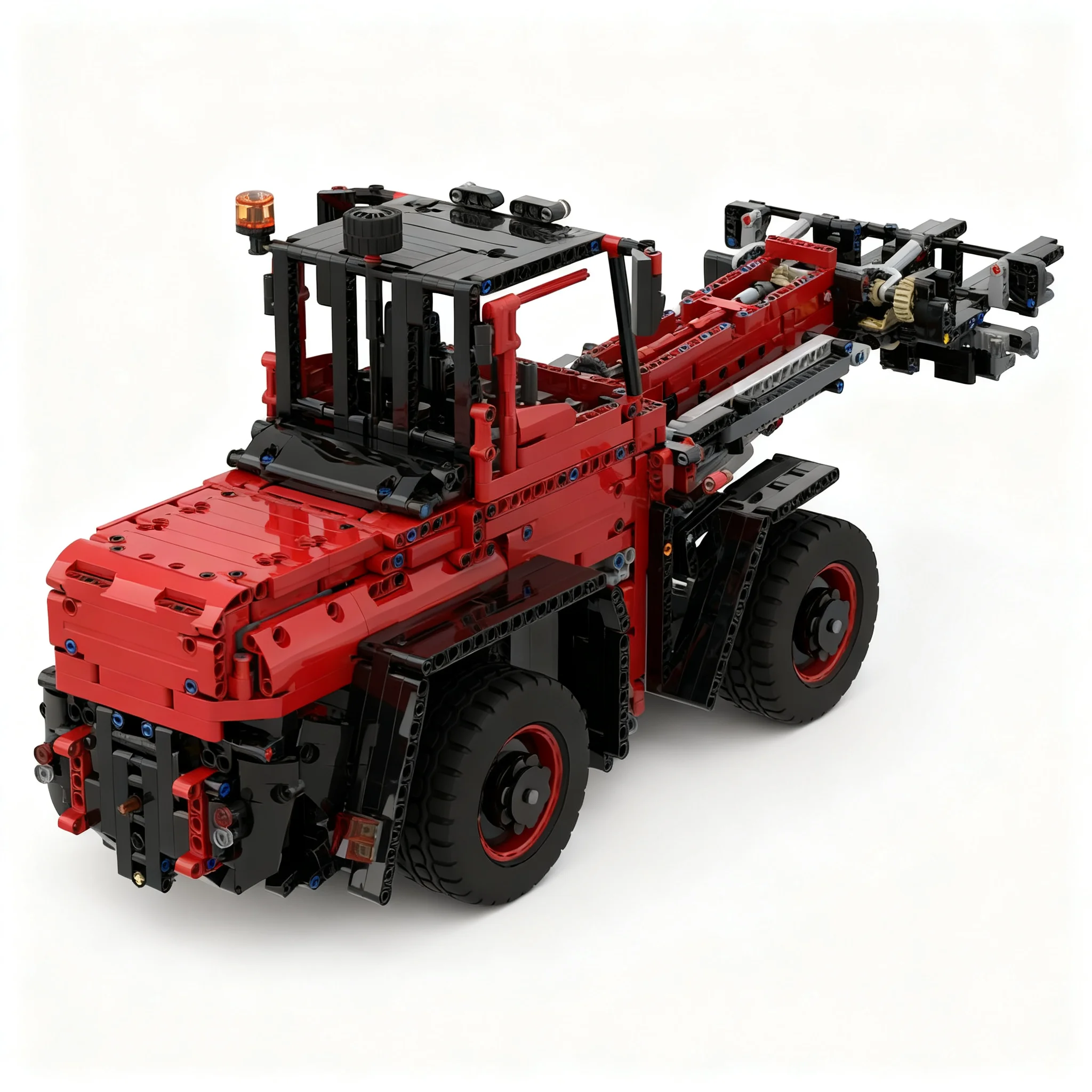 2116 деталей MOC Технический телескопический колесный погрузчик, альтернативная модель, строительные блоки, рождественские подарки, игрушка, декоративное изделие, 3D (art.: 3920dcd1566cd) - 3920dcd1566cd