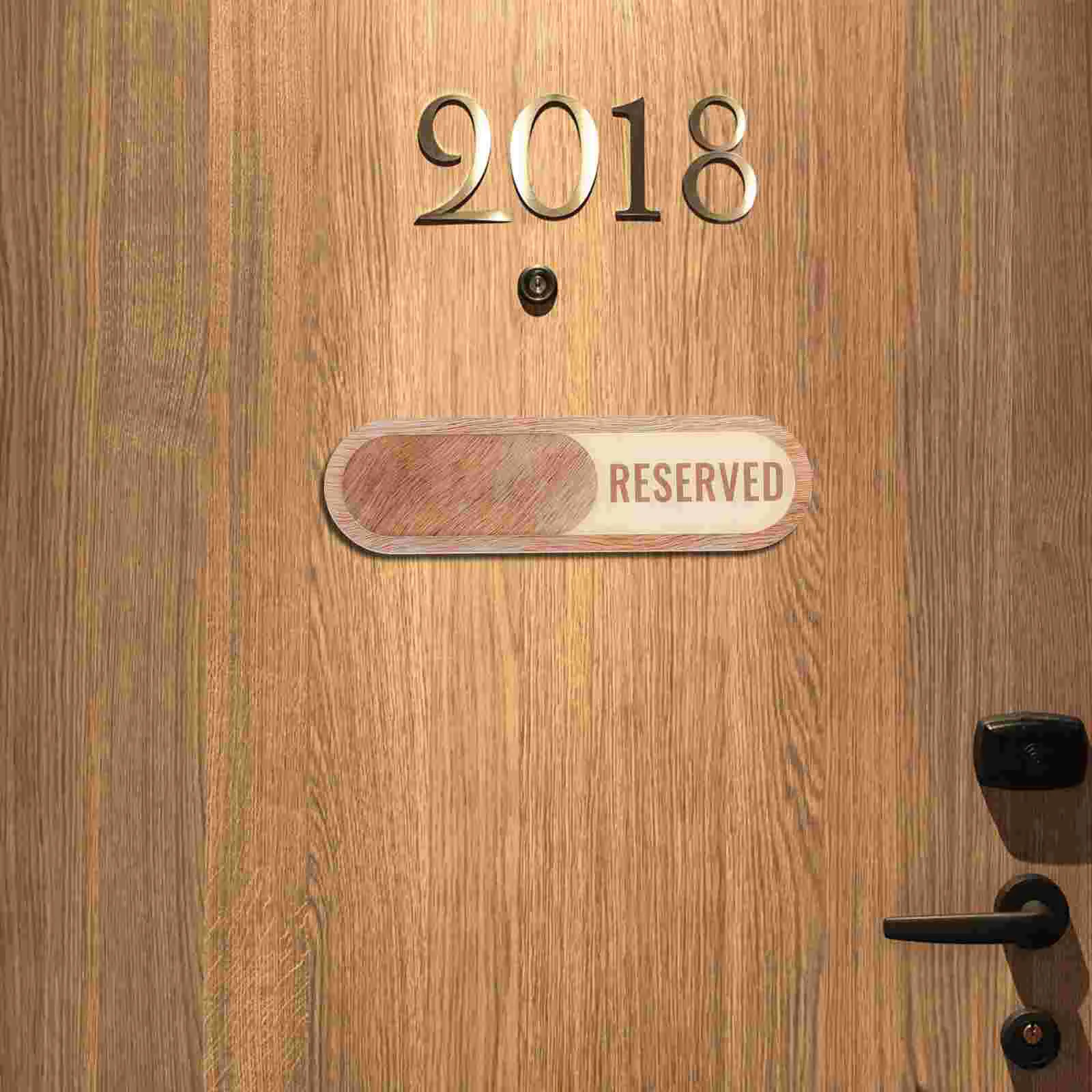 Знак бронирования в частном комнате уличные вывески слайдер акриловая офисная