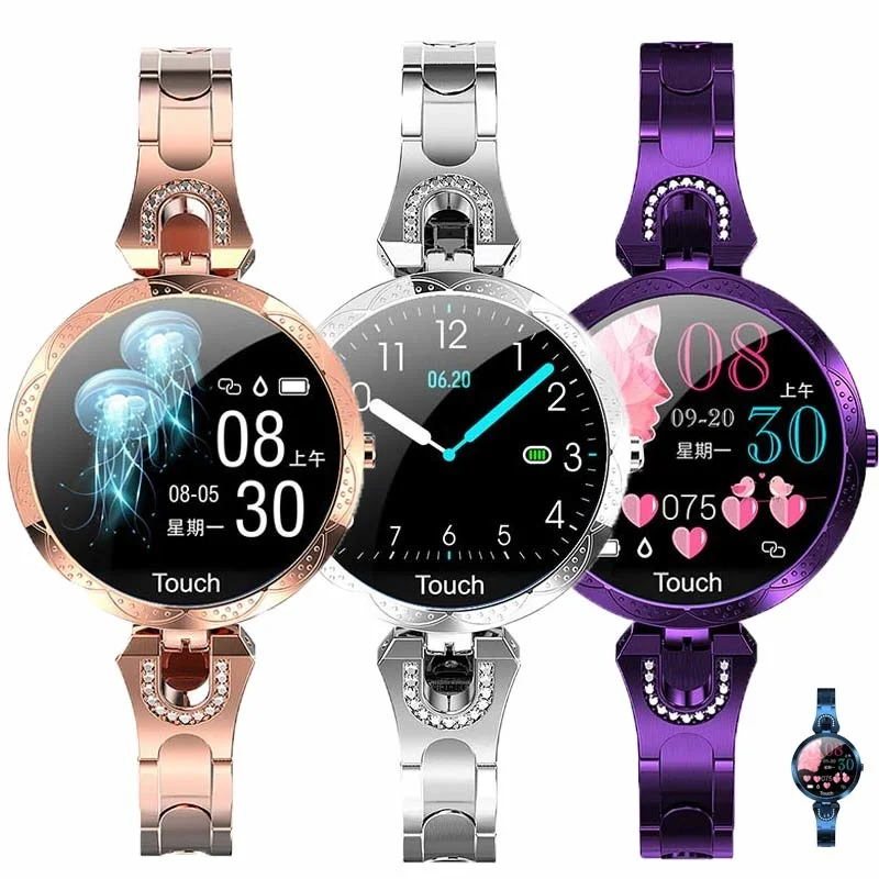 

AK15 Fashion Smart Watch Women Waterproof Wearable Device Heart Rate Monitor Sports Smartwatches For Xiaomi/Huawei Android Ios