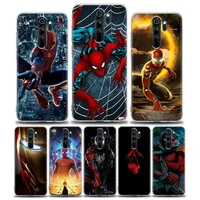 marvels spider man 3 generations clear phone case for redmi 10c note 11 11s 11t 10 10s 9 9s 8 8t 7 pro 5g 4g plus silicone case