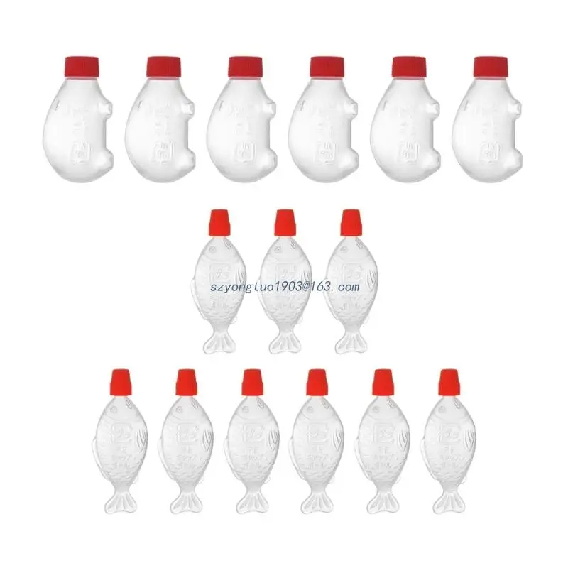 15pcs Mini Sauce Bottle Vinegar with Lid Sauce Decorative Supplies Accessory for Lunch Restaurant Beef Mutton Seasonin