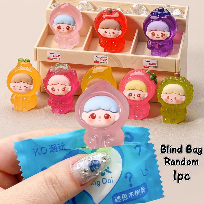 Милые фрукты мультяшная ноктопротекающая кукла с фруктами слепая сумка