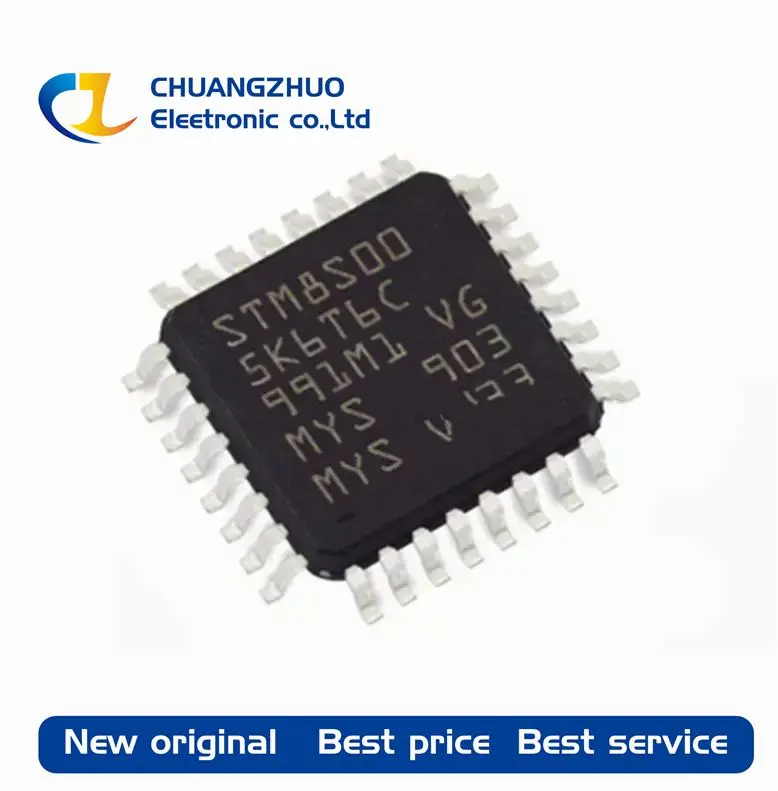 

10Pcs/lot New Original STM8S005K6T6C MCU 8BIT 32KB FLASH 32LQFP