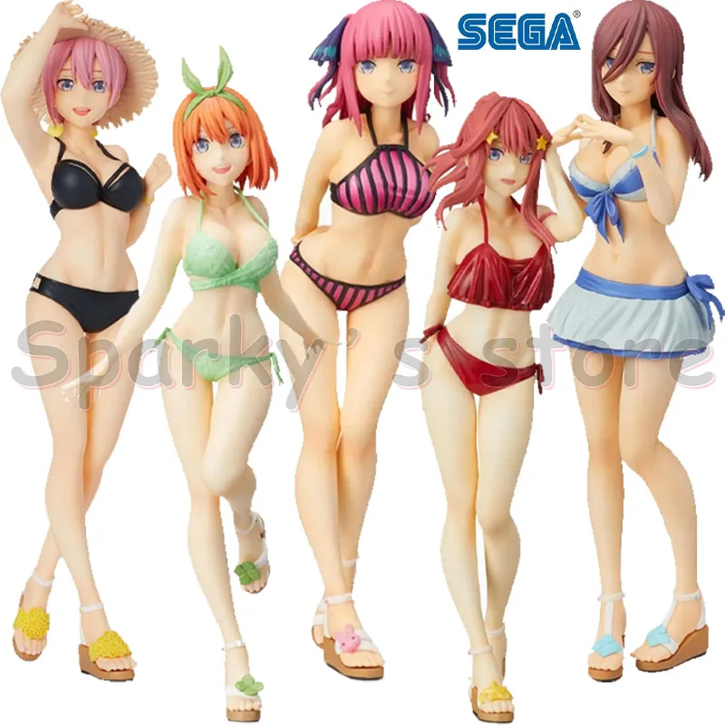 SEGA Original Premium Figure PM The Quintessential Quintuplets Anime Nakano Ichika Miku Action Toys for Kids Gifts