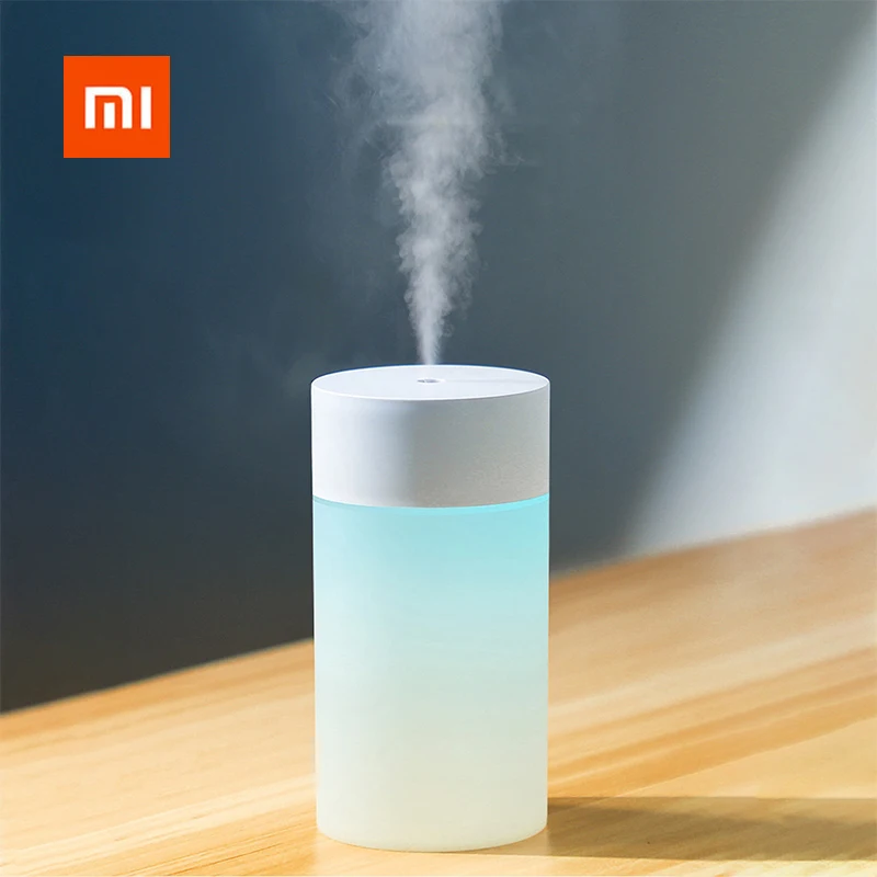 Xiaomi 260ml Car Electric Air Humidifier Portabl Aroma Oil Diffuser USB Cool Mist Sprayer with Colorful Night Light for Home