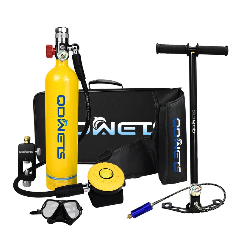 

Портативный Кислородный резервуар для подводного плавания, 1 л, оборудование для дайвинга и дыхания, групсет 15-20 минут