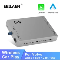 ebilaen wireless carplay for volvo v40 v60 xc60 s60 s80l multimedia android auto %ef%bd%8dodule box mirror link display screen camera