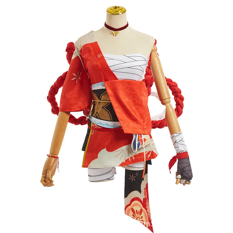 Костюм для косплея Yoimiya из аниме геншин фейерверк от продавца Xiao Gong костюмы